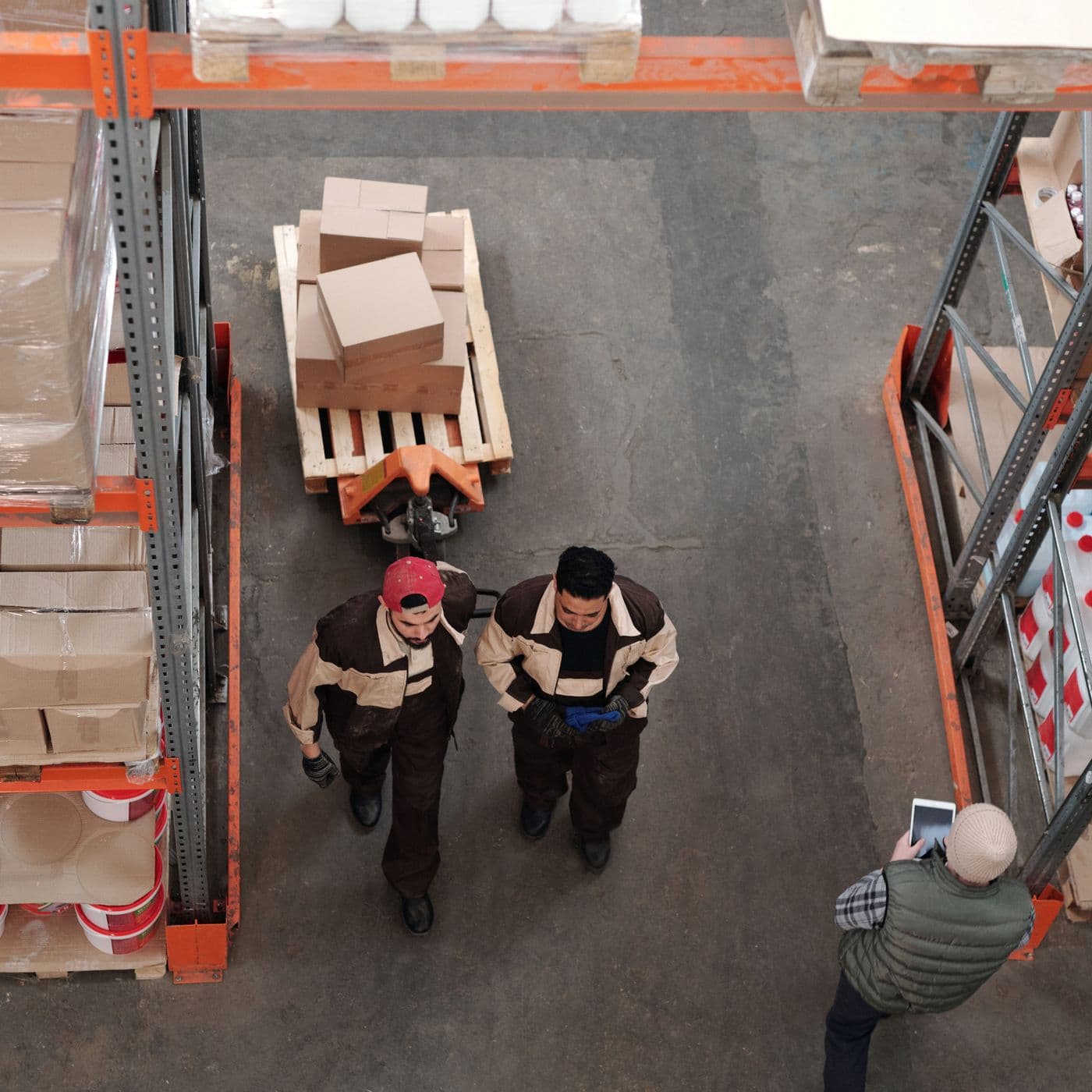 GLS warehouse staff